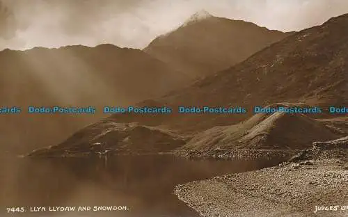 R119433 Llyn Llydaw und Snowdon. Judges Ltd. No 7445. 1948