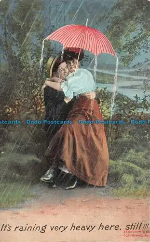 R119438 Hier regnet es noch sehr stark. Bamforth. 1908