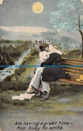 R119439 Ich habe eine tolle Zeit zu beschäftigt zum Schreiben. Bamforth. 1907
