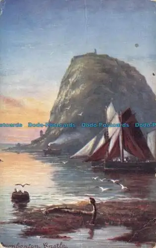 R119493 Dumbarton Castle. stecken. Oilette