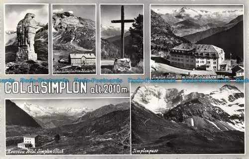 R119591 Col du Simplon. Mehrfachansicht. Marcel Rouge