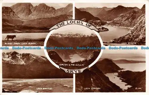 R119634 The Lochs of Skye. Mehrfachansicht. Valentinstag. RP. 1955