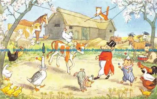 R119650 The Farmyard Circus. Molly Brett. Medici