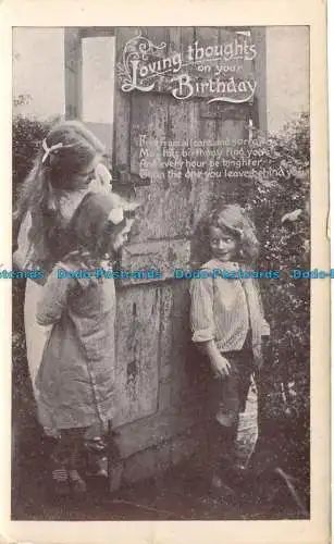 R119845 Grüße. Liebevolle Gedanken zum Geburtstag. Kinder. Regent