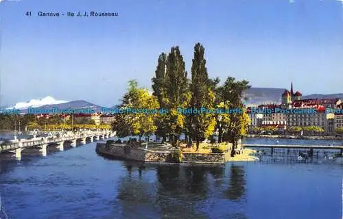 R121936 Geneve. Ile J. J. Rousseau. Nr 41