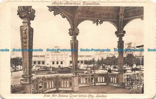 R121000 Fine Art Palace. Great White City. London. Valentinstag. 1914