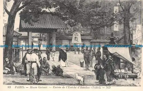R121438 Paris. Musee Guimet. Entree de l Eveche d Assaksa. ND. Nr 93