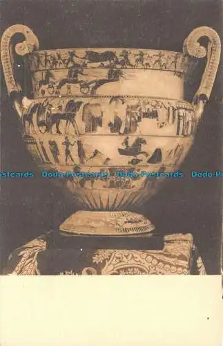 R122682 Postkarte. Firenze. R. Museo Archeologico. Vaso Francois Restaurato dopo