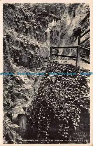 R122166 Shanklin Chine. I.W. zeigt beide Fälle. Nahe. Nr 1367. RP