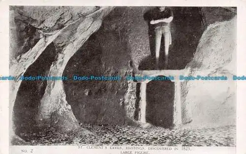 R122242 St. Clements Caves. Hastings. Große Figur. J. Gardner. Nr 2