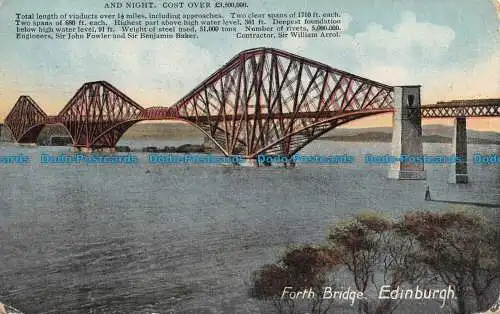 R122871 Forth Bridge. Edinburgh. Philco. 1919