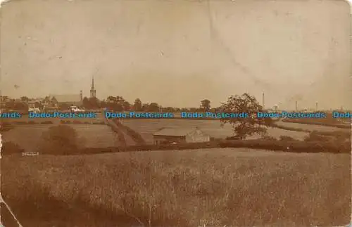 R122892 Alte Postkarte. Felder. 1913