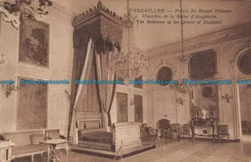 R122375 Versailles. Das Schlafzimmer der Königin von England