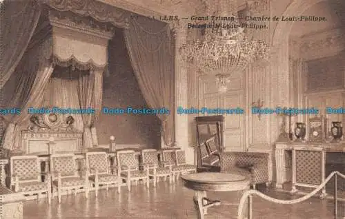 R122386 Versailles. Schlafzimmer von Louis Philippe