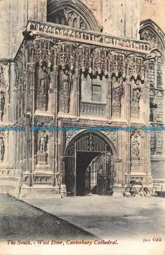 R122448 Der Süden. Westtür. Kathedrale von Canterbury. 1905