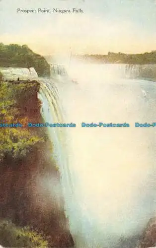 R122451 Prospect Point. Niagarafälle. Harris Litho. 1936