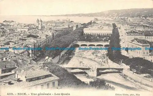 R122462 Schön. Vue Generale. Les Quais. Giletta. Nr 452