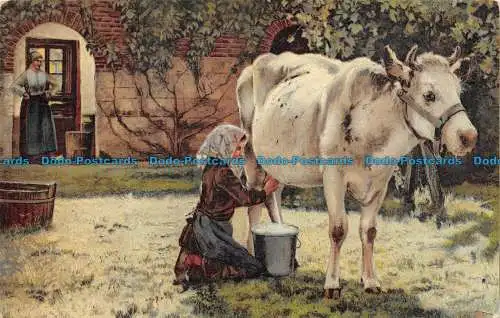 R124436 Die Weisse Kuh. Dupre. Stengel