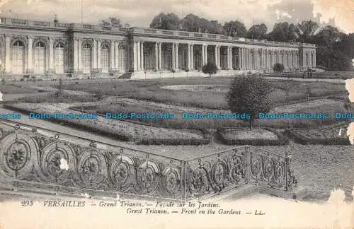 R123202 Versailles. Tolles Trianon. Front am Garten. LL. Nr 295