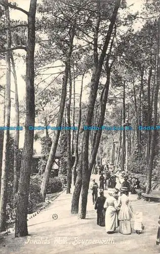 R123930 Invalids Walk. Bournemouth. 1913