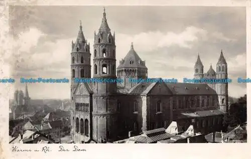 R124949 Worms an Rh. Der Dom. Wilh. Maul