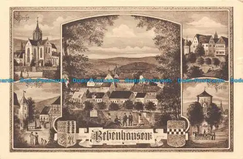 R124711 Bebenhausen. Mehrfachansicht. C.S. Stuttgart