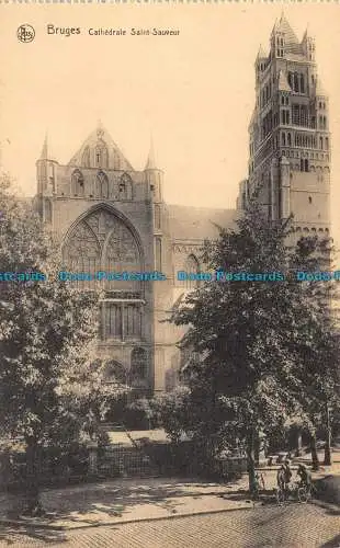R124835 Brügge. Kathedrale Saint Sauveur. Ern. Thill. Nels