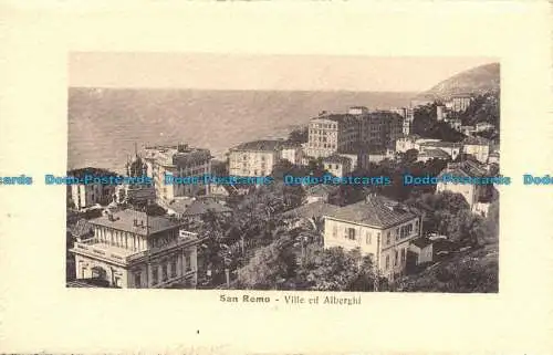 R124153 San Remo. Ville ed Alberghi