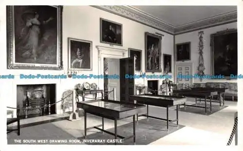 R125160 Salon im Südwesten. Schloss Inveraray. RP