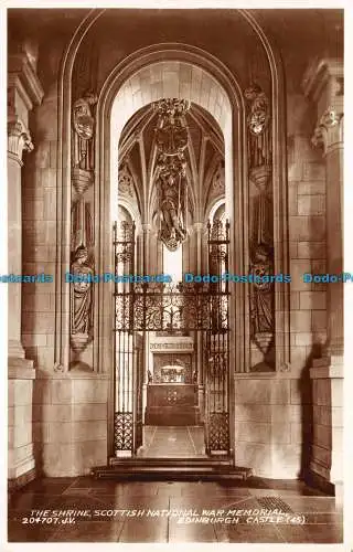R125313 Das Heiligtum. Scottish National War Memorial. Edinburgh Castle. Valentinstag.