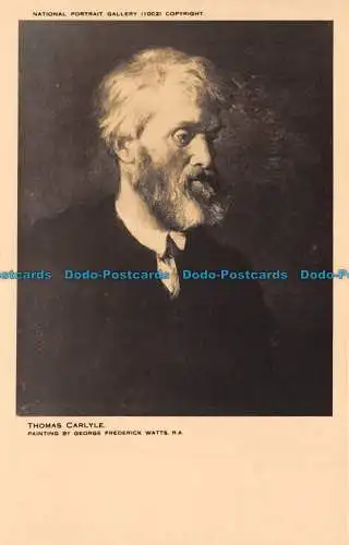 R125583 Postkarte. Thomas Carlyle. Gemälde von George Frederick Watts. B. Matthäus