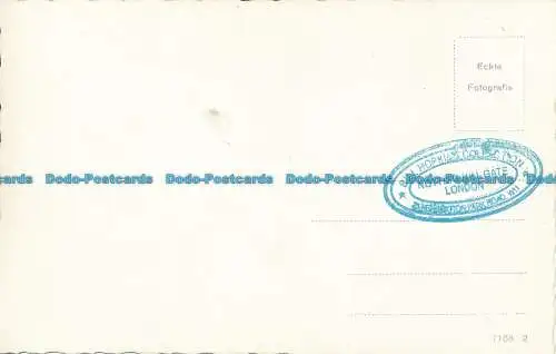 R125620 Alte Postkarte. Männer am Berg. RP. B. Hopkins