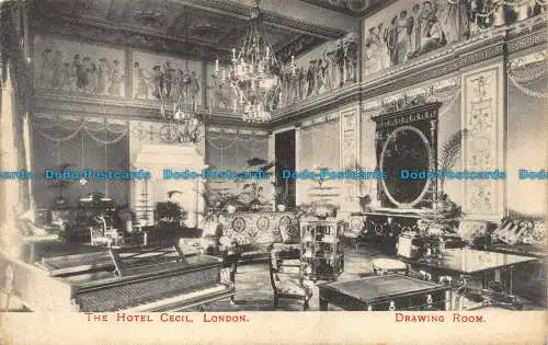 R125671 The Hotel Cecil. London. Salon