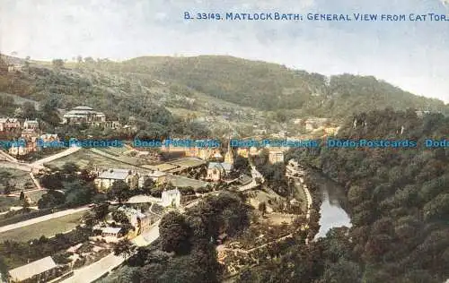 R125816 Matlock Badewanne. Gesamtansicht von Cat Tor. Photochrom. Celesque. 1911