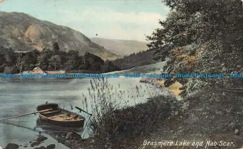 R125841 Grasmere Lake und Nab Scar. B. B. London. 1907