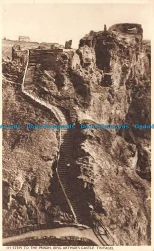 R125879 115 Stufen zum Gefängniskönig Arthurs Castle. Tintagel. Ronald Youlton