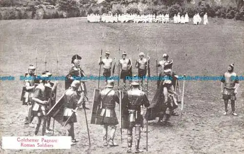 R125968 Colchester Festzug. Römische Soldaten. Jarrold
