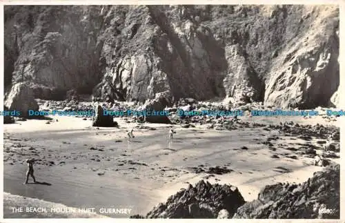 R140680 The Beach. Moulin Huet. Guernsey. Lachs. 1955