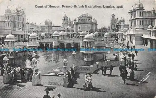 R140691 Ehrengericht. Franco British Exhibition. London. 1908. Valentines Ser