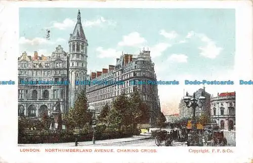 R141231 London. Northumberland Avenue. Charing Cross. F. F. 1905