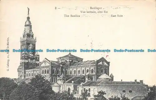 R141248 Basilique. Vue laterale cote Est. G. Lelong. 1916. Catala