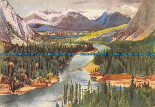 R142127 Unser glorreiches Reich. Bow River Valley. Kanada. Nr. 4 einer Serie von 30 c