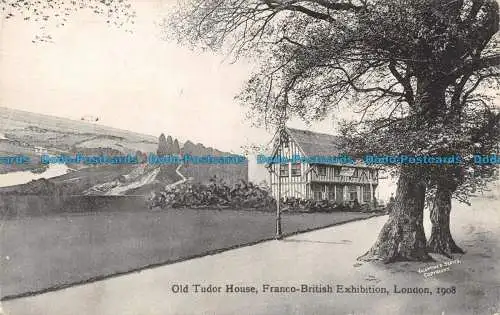 R140720 Old Tudor House. Franco British Exhibition. London. 1908. Valentines Ser