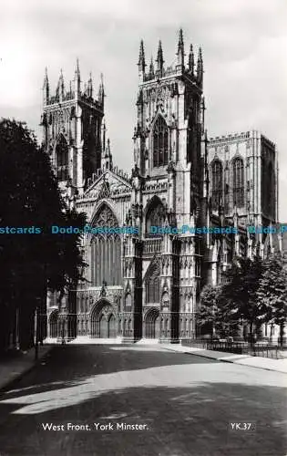 R142850 Westfront. York Minster. Lilywhite. RP