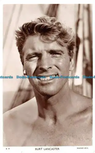 R141276 Burt Lancaster. Warner Bros. Serie Picturegoer. Nr. D 79