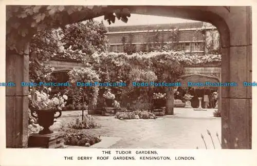 R140750 The Tudor Gardens. The Derry Roof Gardens. Kensington. London. Derry und