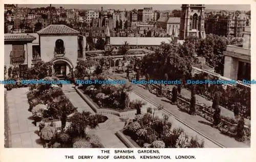 R140756 Der Spanische Garten. The Derry Roof Gardens. Kensington. London. Derry a