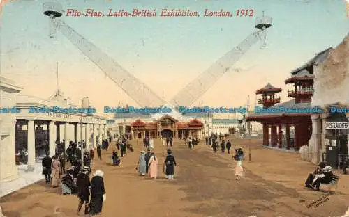 R140770 Klappe. Latein-Britische Ausstellung. London. 1912. Valentinstag