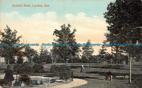 R142196 Queens Park. London. Ont. Valentinstag. Bill Hopkins Collection