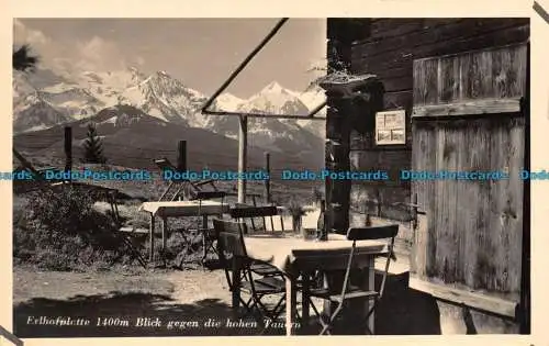 R142241 Erlhofplatte. Blick gegen die hohen Tauern. Karl Haidinger. Bill Hopkins